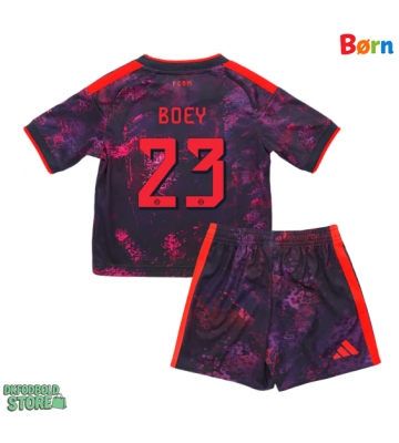 Bayern Munich Sacha Boey #23 Replika Babytøj Tredje sæt Børn 2026-27 Kortærmet (+ Korte bukser)